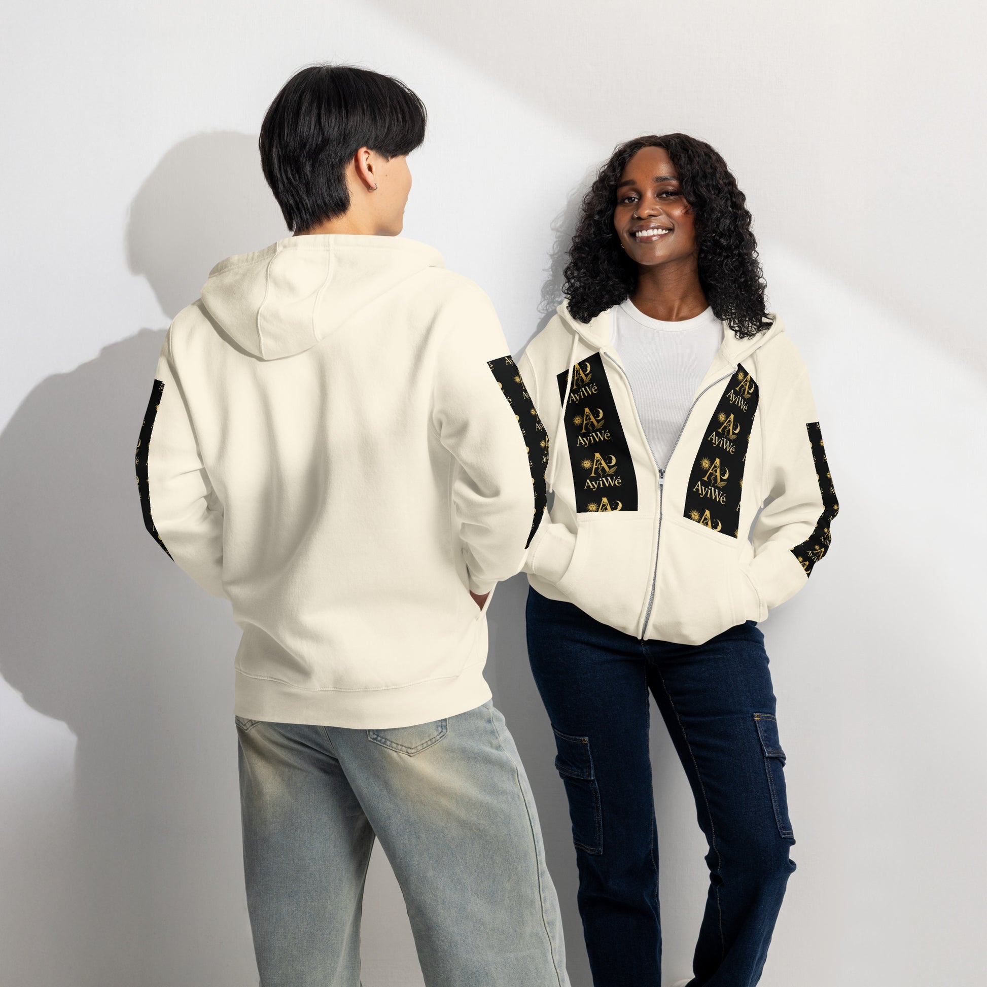 Friendly’s - 21 AyiWé FS Premium full zip hoodie - AyiWé Fashion & Style
