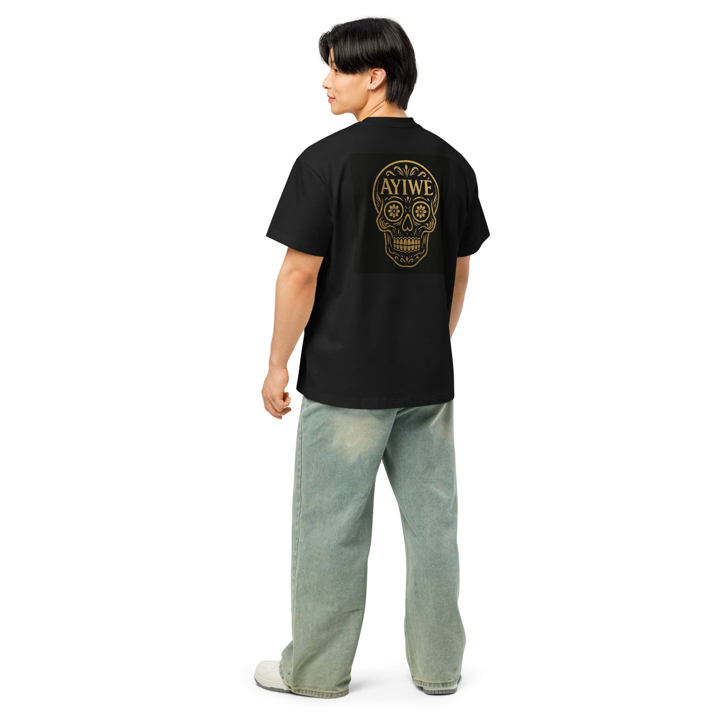 05 - Scroll AYI Men’s box tee. Powered by AyiWé Fashion Community - AyiWé Fashion & Style