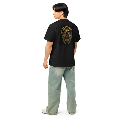 05 - Scroll AYI Men’s box tee. Powered by AyiWé Fashion Community - AyiWé Fashion & Style