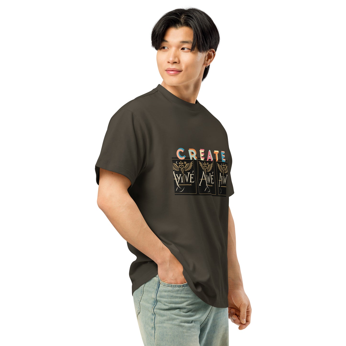 BeYourself Men’s box tee. Powered by AyiWé F&S - AyiWé Fashion & Style