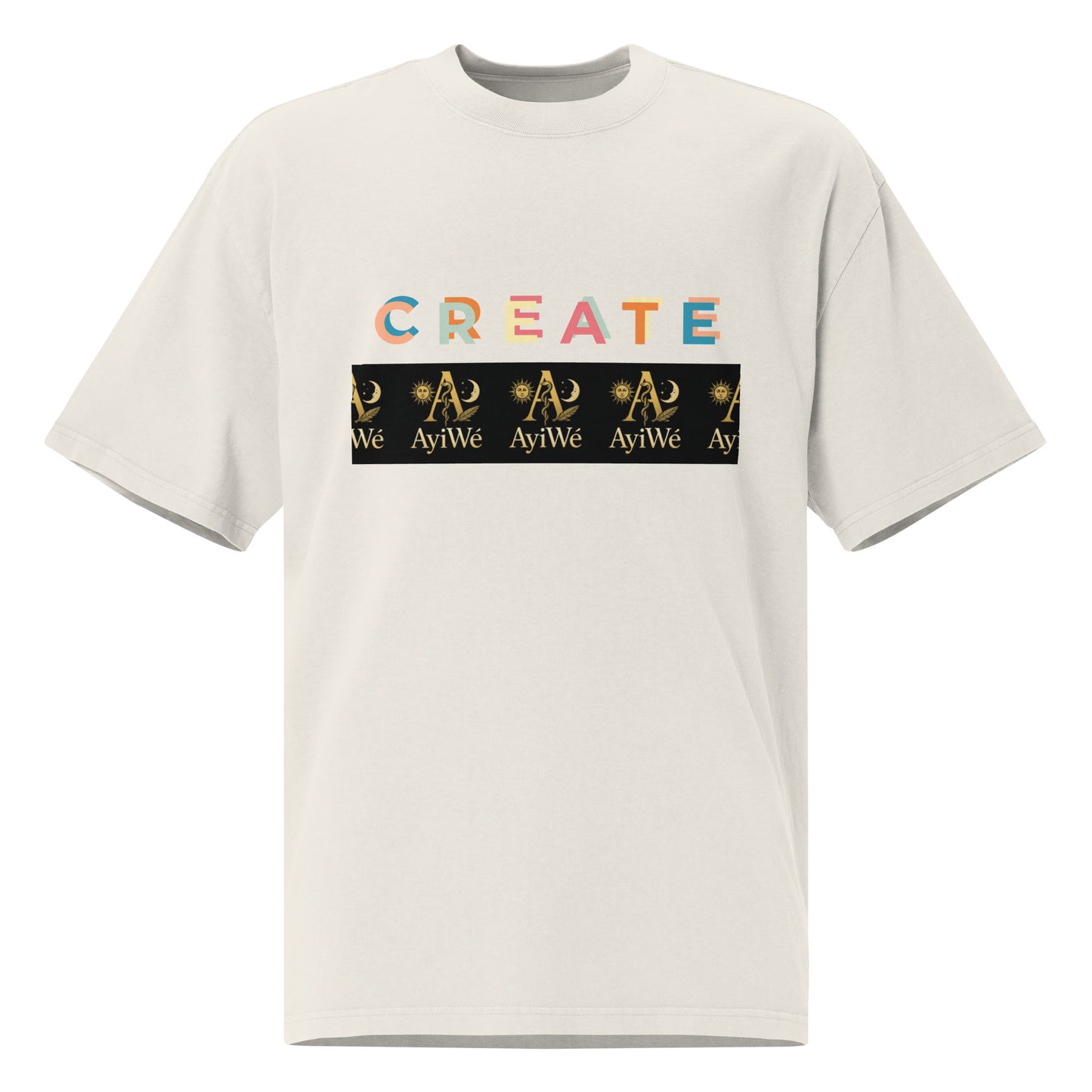 01 - Create AyiWé Oversized faded t-shirt - AyiWé Fashion & Style