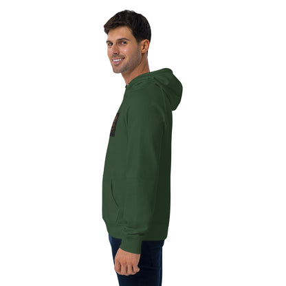 01 - Genisis 2026. Unisex eco raglan hoodie. Powered by AyiWé F&S - AyiWé Fashion & Style