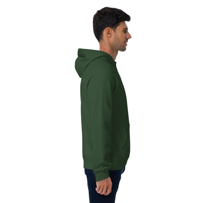 01 - Genisis 2026. Unisex eco raglan hoodie. Powered by AyiWé F&S - AyiWé Fashion & Style