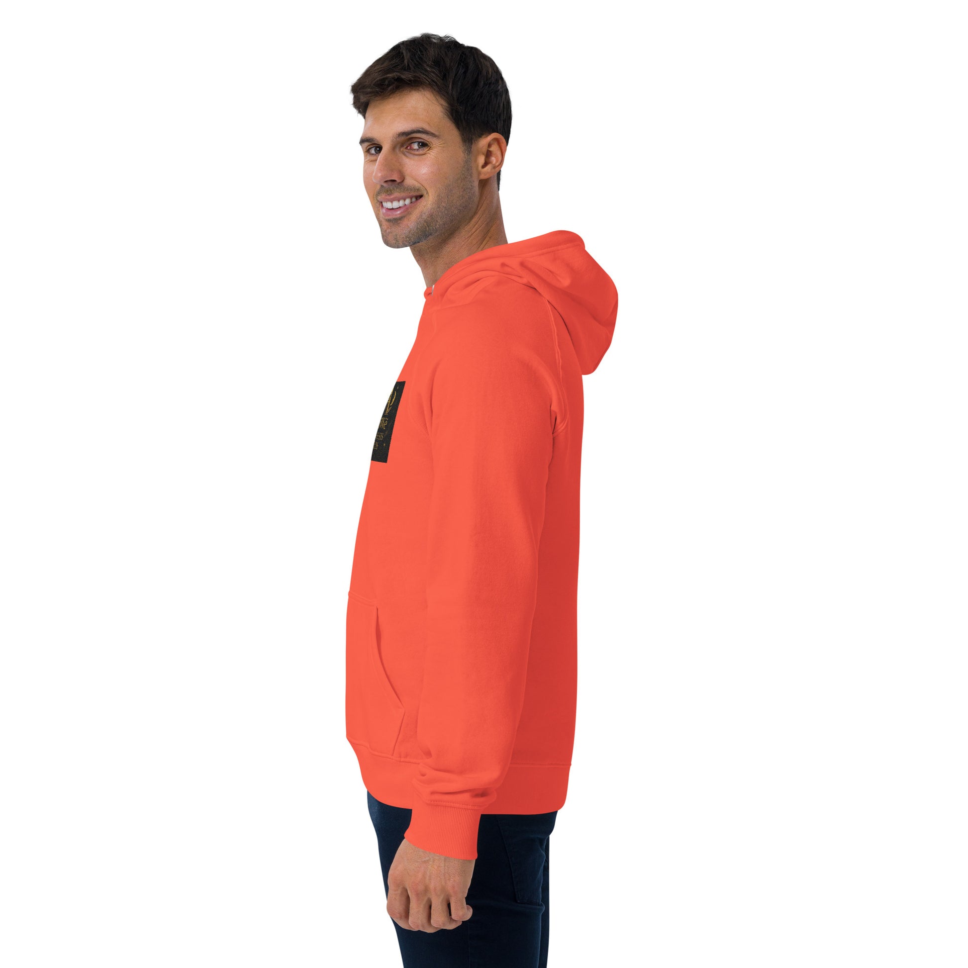 01 - Genisis 2026. Unisex eco raglan hoodie. Powered by AyiWé F&S - AyiWé Fashion & Style