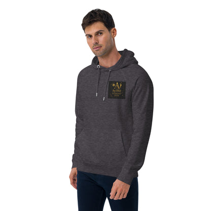 01 - Genisis 2026. Unisex eco raglan hoodie. Powered by AyiWé F&S - AyiWé Fashion & Style