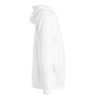 01 - Genisis 2026. Unisex eco raglan hoodie. Powered by AyiWé F&S - AyiWé Fashion & Style