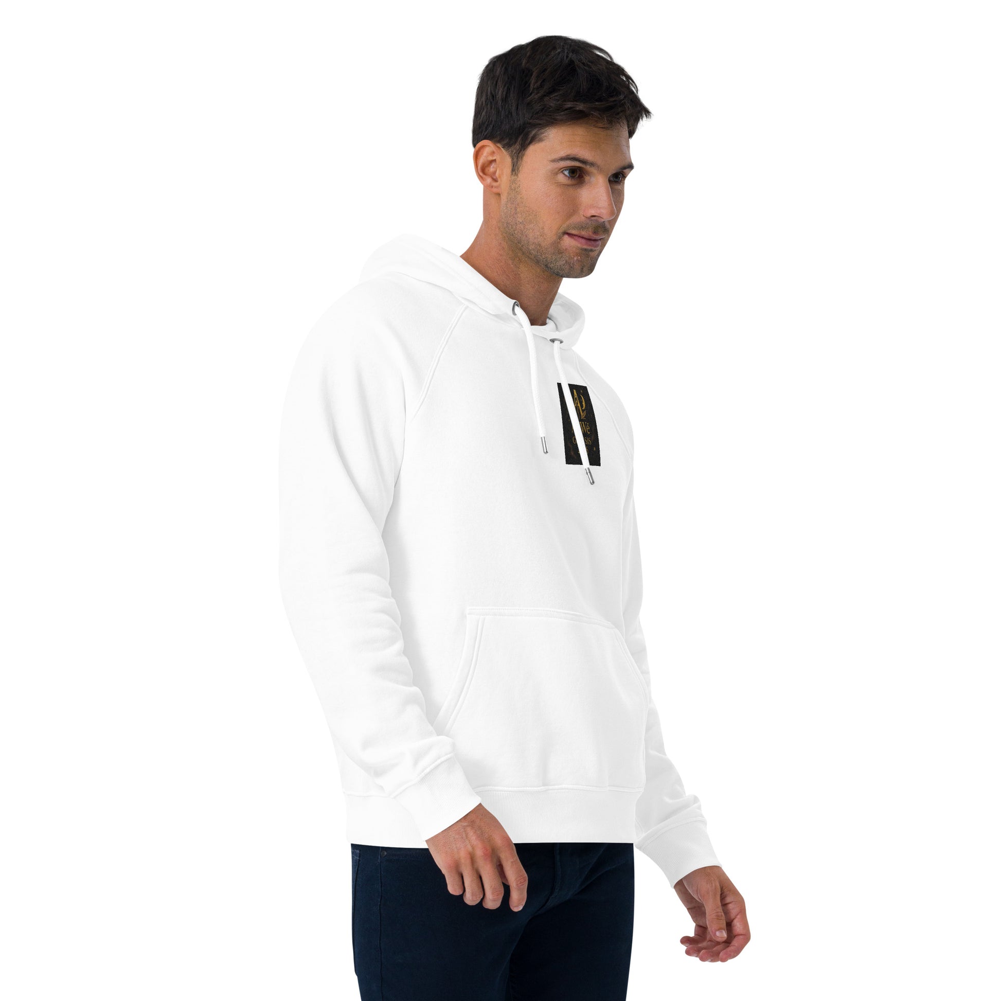01 - Genisis 2026. Unisex eco raglan hoodie. Powered by AyiWé F&S - AyiWé Fashion & Style
