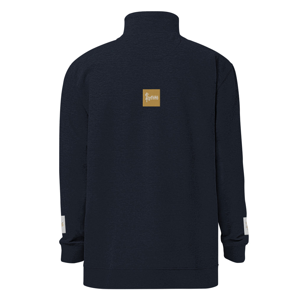 F - Cube1 Unisex fleece pullover, Powered by AyiWé F&S - AyiWé Fashion & Style