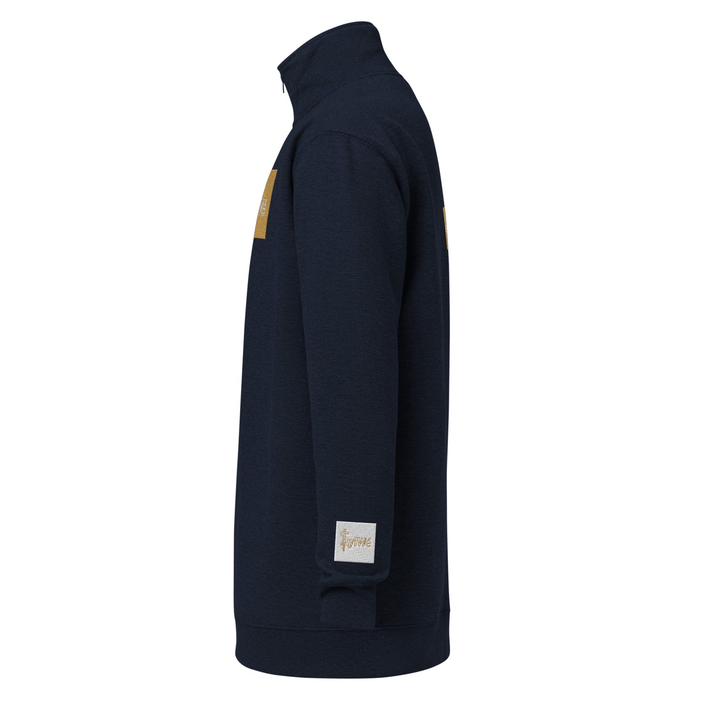 F - Cube1 Unisex fleece pullover, Powered by AyiWé F&S - AyiWé Fashion & Style