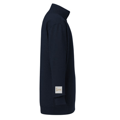 F - Cube1 Unisex fleece pullover, Powered by AyiWé F&S - AyiWé Fashion & Style