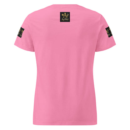 O2 - Las girls - Latinas, AyiWé Women’s basic softstyle t-shirt - AyiWé Fashion & Style