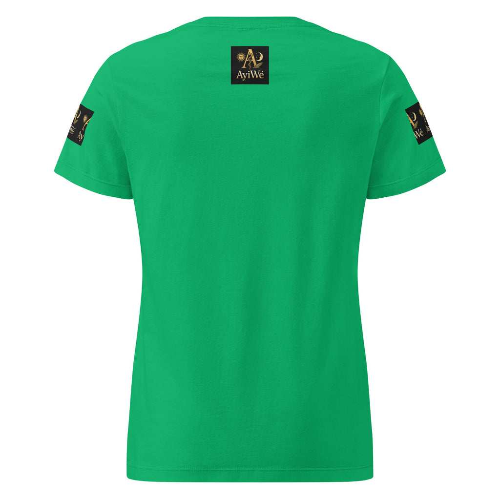 O2 - Las girls - Latinas, AyiWé Women’s basic softstyle t-shirt - AyiWé Fashion & Style