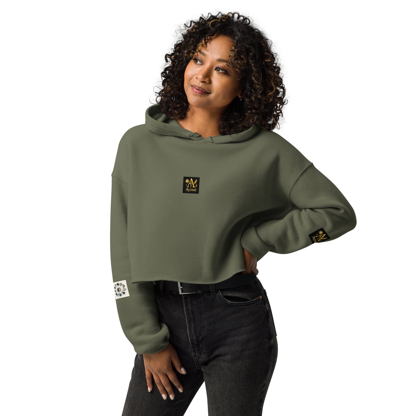 15 - AA Crop Hoodie AyiWé FS - AyiWé Fashion & Style