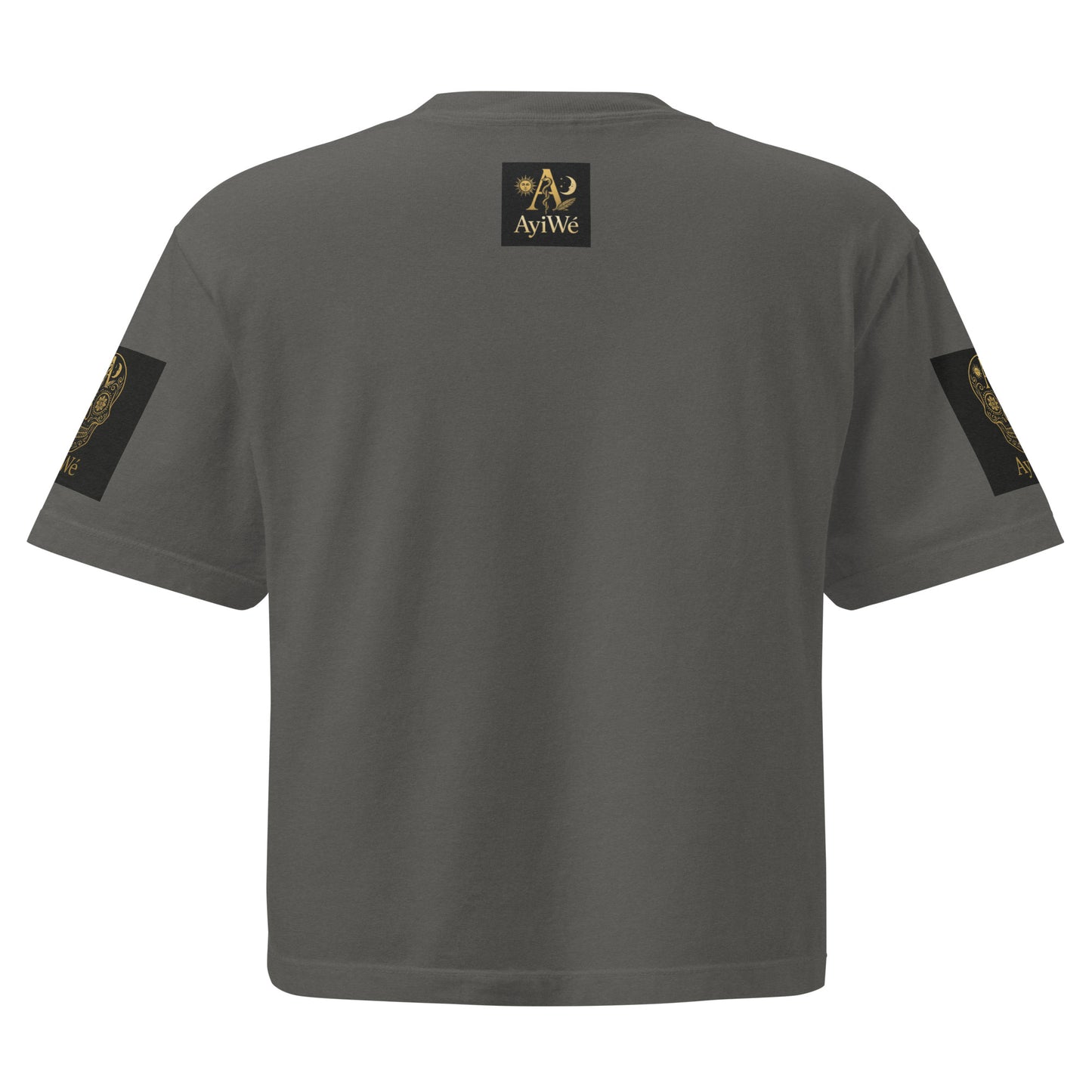 AYI - 1 Women’s heavyweight boxy tee. Powered by AyiWé F&S - AyiWé Fashion & Style