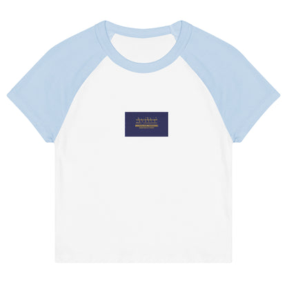 AA1 - Ayiwedo - Women’s micro rib raglan baby tee - AyiWé Fashion & Style
