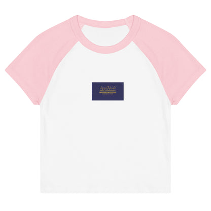 AA1 - Ayiwedo - Women’s micro rib raglan baby tee - AyiWé Fashion & Style