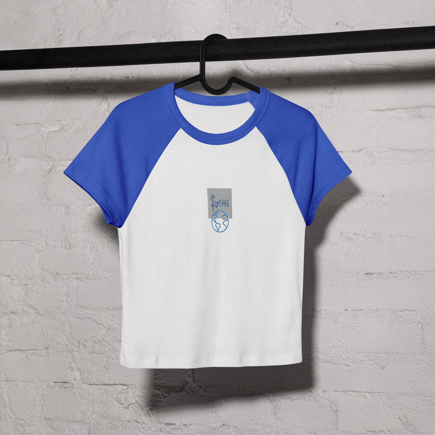 AA1 - Ayiwedo - Women’s micro rib raglan baby tee - AyiWé Fashion & Style
